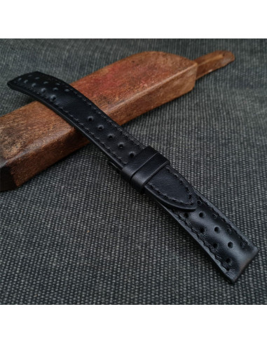 Padded Perforated Calf- Leather color...