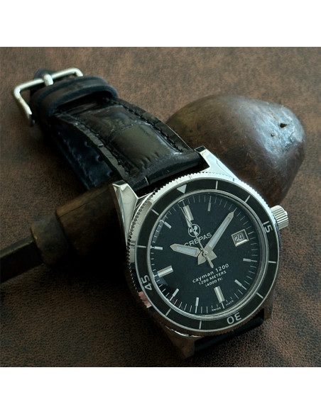 Vacuno grabado coco Negro