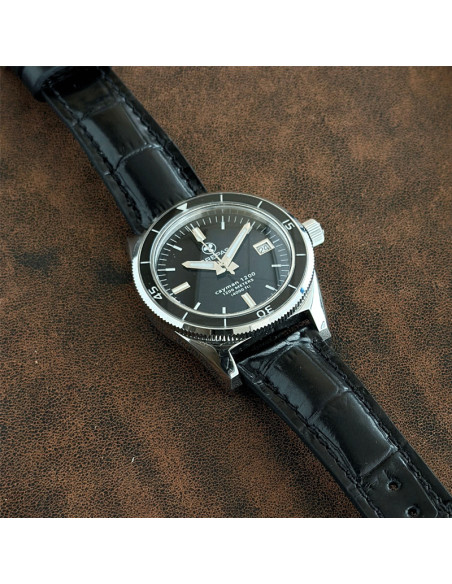 Vacuno grabado coco Negro