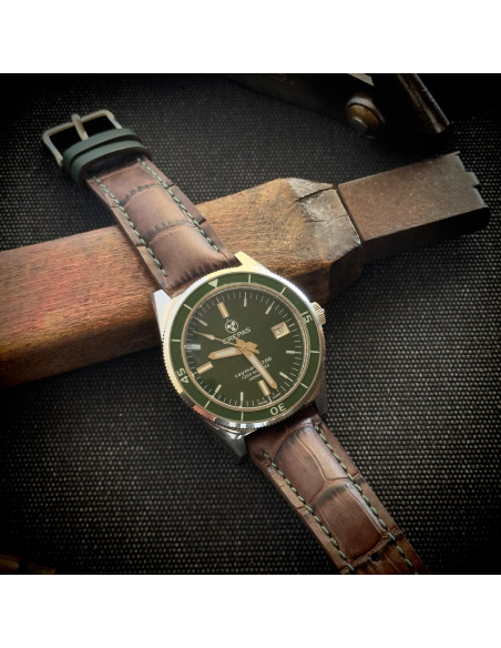 Vacuno Grabado coco Marrón