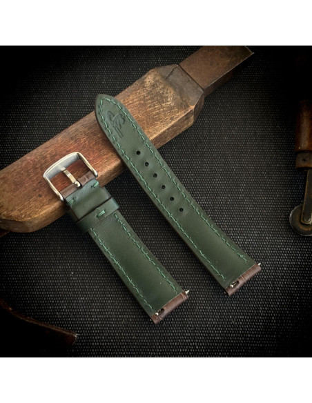 Forro verde Forest e hilo verde Militar