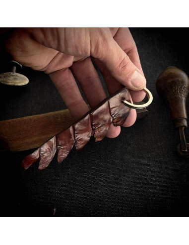 Llavero Hornback cocodrilo