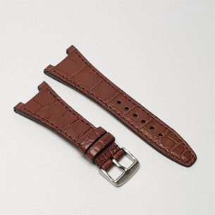 Flat Calf Leather Carbon fiber engraved Wide