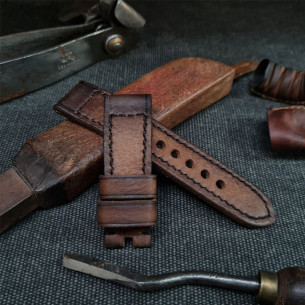 Plana Perforada Cuero "Patina Vintage"