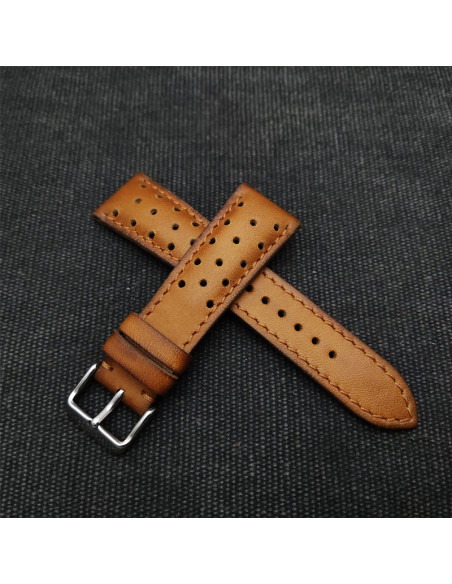 Alomada Perforada Pátina cuero vintage