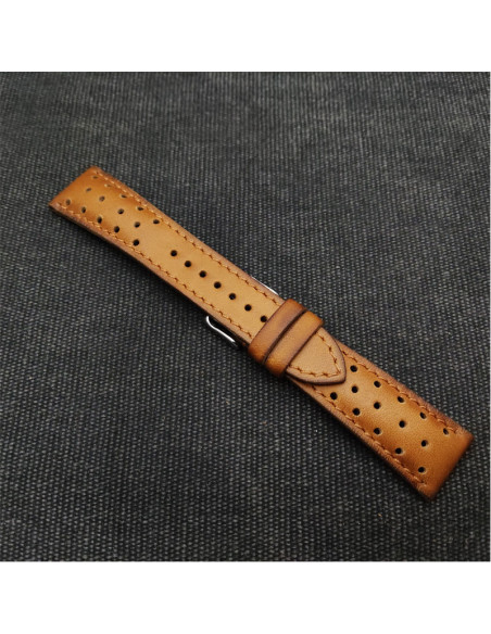 Alomada Perforada Pátina cuero vintage