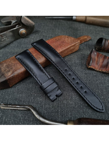 Padded black Calf -Stock